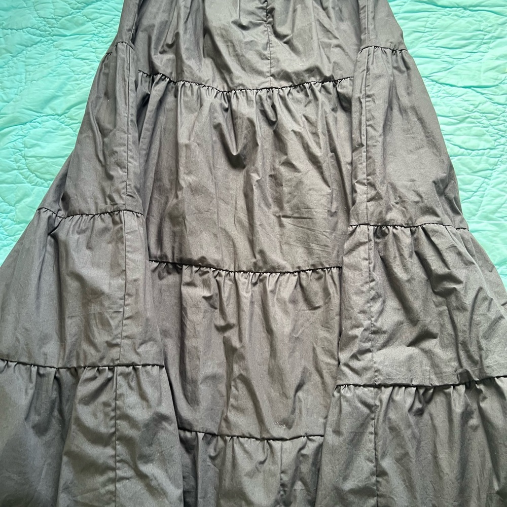 Magali Pascal Elegant Black/Gray Halter Backless Tiered Maxi Dress. Size S. NWT. - Picture 6 of 8